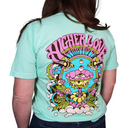 Flower Eye Tee - Blue