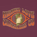 Eye of the Frog Zip-Up Hoodie - Maroon