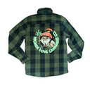 Squirrel Flannel Shirt - Green