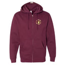 Eye of the Frog Zip-Up Hoodie - Maroon