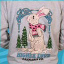 Winter Rabbit Hoodie - Grey